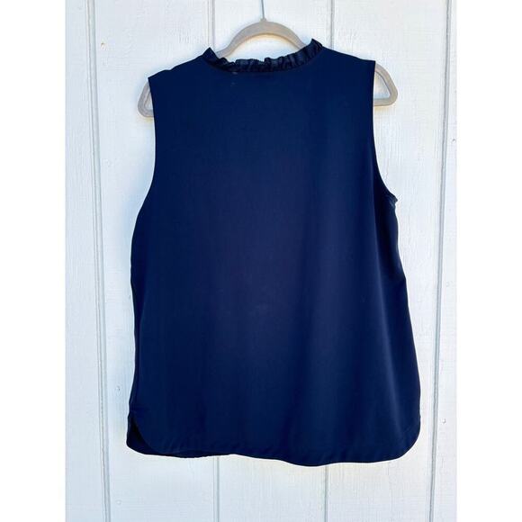 Bundle of TWO Ann Taylor Outlet Sleeveless Blouses, Sz L - Picture 8 of 8